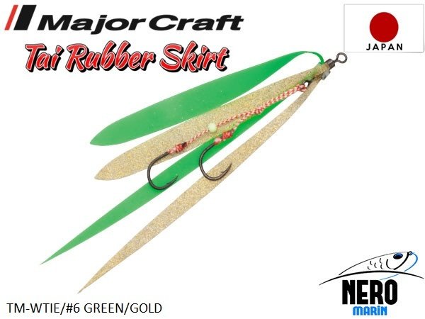 MC Tai Rubber İğneli Yedek Etek TM-WTIE/#006 Green/Gold