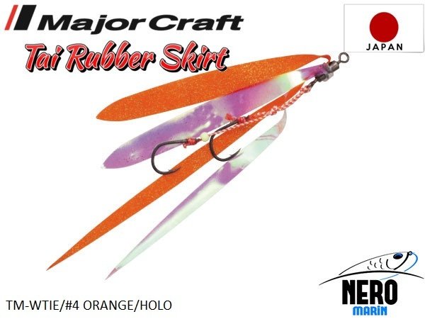 MC Tai Rubber İğneli Yedek Etek TM-WTIE/#004 Orange/Holo