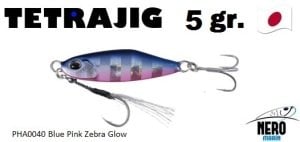 Tetra Works Tetrajig 5gr.  PHA0040 / Blue Pink Zebra Glow