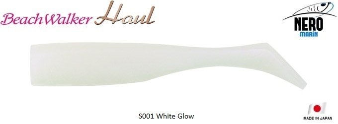 Beach Walker Haul Shad 4  S001 / White Glow