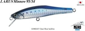 Larus Minnow 95/34  GHN0147 / Clear Blue Sardine