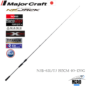 MC NP-Jack NJB-63L/TJ Cutlass Jigging Kamış 192cm 40-120g