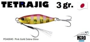 Tetra Works Tetrajig 3gr.  PJA0045 / Pink Gold Zebra Glow