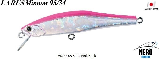 Larus Minnow 95/34  ADA0009 / Solid Pink Back