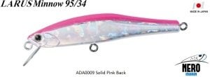 Larus Minnow 95/34  ADA0009 / Solid Pink Back