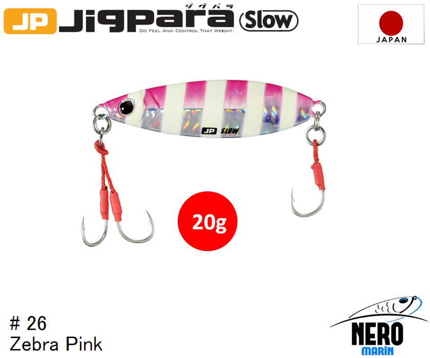 MC Jigpara Slow JPSLOW-20gr #26 Zebra Pink