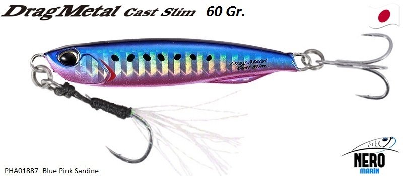 Duo Drag Metal Cast Slim Jig 60gr. PHA0187 / Blue Pink Sardine