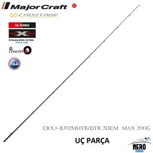 MC New Crostage CRXJ-B702MHTR/DTR Tai Rubber Kamış 213cm Max 200g Uç Parça