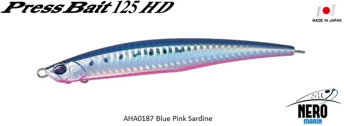 Press Bait Heavy Duty 125HD  AHA0187 / Blue Pink Sardine