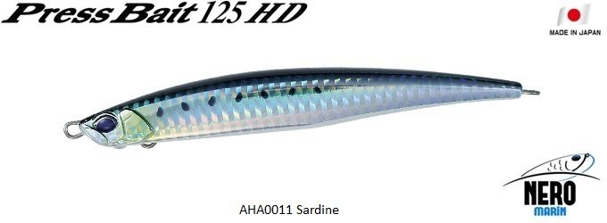 Press Bait Heavy Duty 125HD  AHA0011 / Sardine
