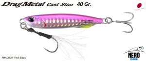 Drag Metal Cast Slim Jig 40gr. PHA0009 / Pink Back