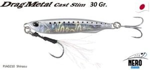 Drag Metal Cast Slim Jig 30gr. PJA0210 / Shirasu