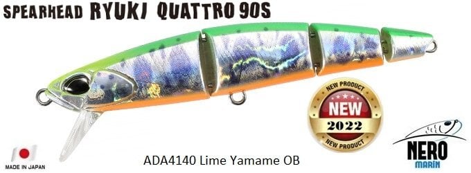 Duo Spearhead Ryuki Quattro 90S CDA4140 Lime Yamame OB