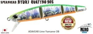 Duo Spearhead Ryuki Quattro 90S CDA4140 Lime Yamame OB