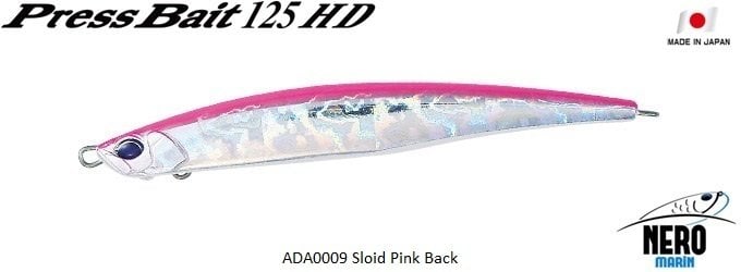 Press Bait Heavy Duty 125HD  ADA0009 / Sloid Pink Back