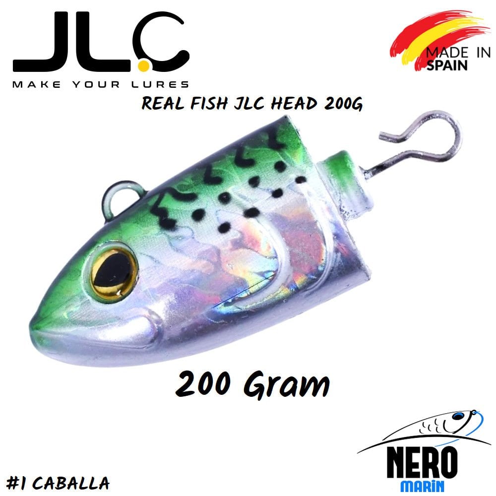 JLC Real Fish Yedek Kafa 200gr. Paket #1 Caballa