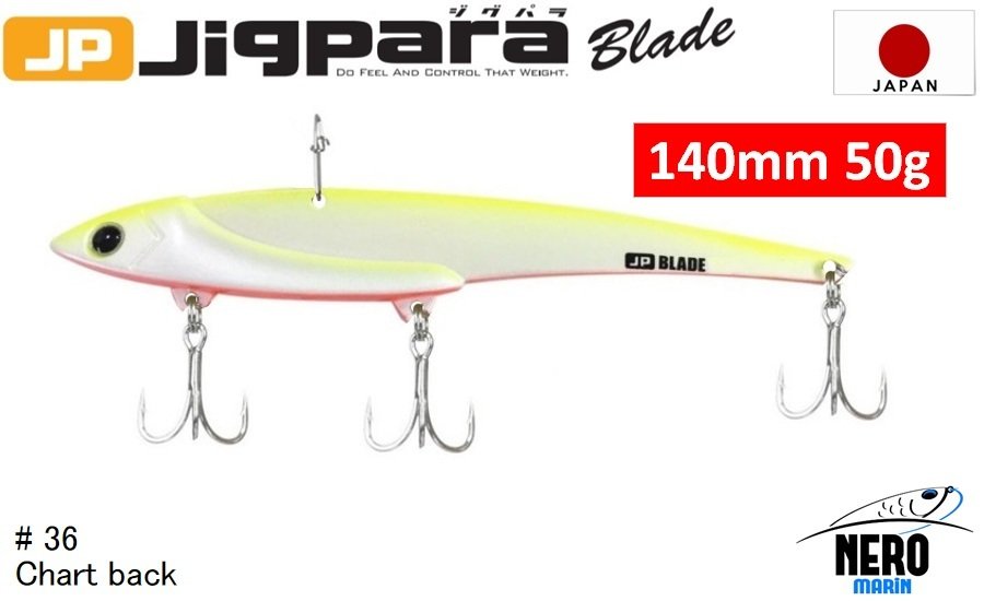 MC Jigpara Blade JPB  140mm-50gr #36 Chart Back