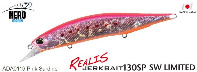 Duo Realis Jerkbait 130SP SW ADA0119 Pink Sardine