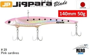 MC Jigpara Blade JPB  140mm-50gr #29 Pink Sardine