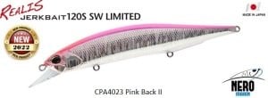 Duo Realis Jerkbait 120S SW CPA4023 Pink Back II