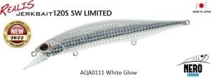 Duo Realis Jerkbait 120S SW AQA0111 White Glow