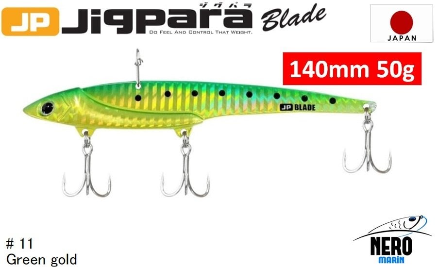 MC Jigpara Blade JPB  140mm-50gr #11 Green Gold