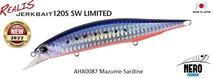 Duo Realis Jerkbait 120S SW AHA0087 Mazume Sardine