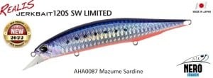 Duo Realis Jerkbait 120S SW AHA0087 Mazume Sardine
