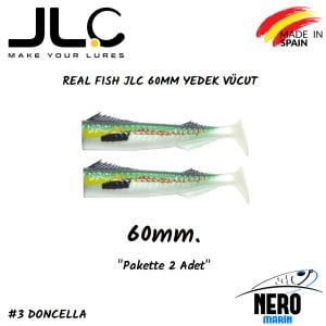 JLC Real Fish Yedek Vücut 60mm 2'li Paket #3 Doncella