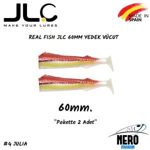 JLC Real Fish Yedek Vücut 60mm 2'li Paket #4 Julia
