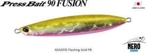 Press Bait Fusion 90  ADAZ035 / Flashing Gold PB