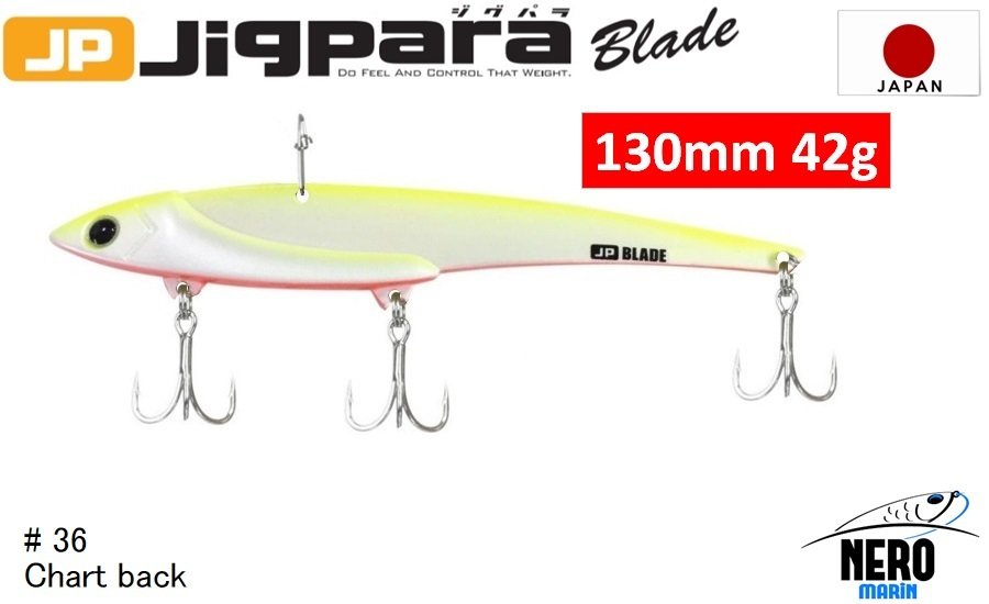 MC Jigpara Blade JPB  130mm-42gr #36 Chart Back