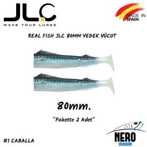 JLC Real Fish Yedek Vücut 80mm 2'li Paket #1 Caballa