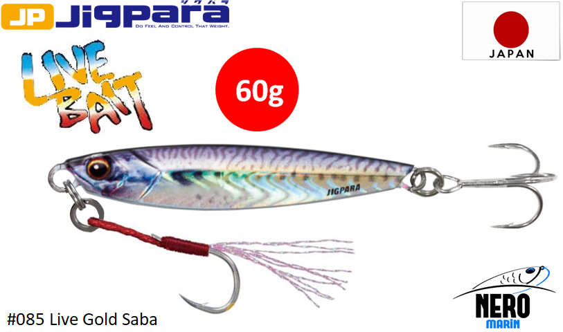 MC Jigpara Short JPS-60gr #85 Live Gold Saba
