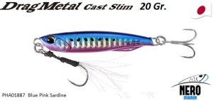 Drag Metal Cast Slim Jig 20gr. PHA0040 / Blue Pink Zebra Glow