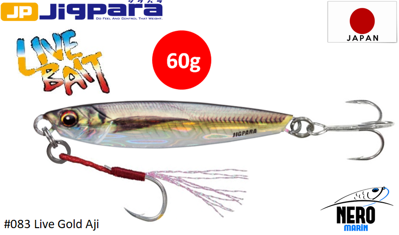 MC Jigpara Short JPS-60gr #83 Live Gold Aji