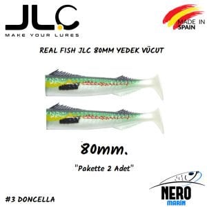 JLC Real Fish Yedek Vücut 80mm 2'li Paket #3 Doncella