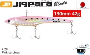 MC Jigpara Blade JPB  130mm-42gr #29 Pink Sardine