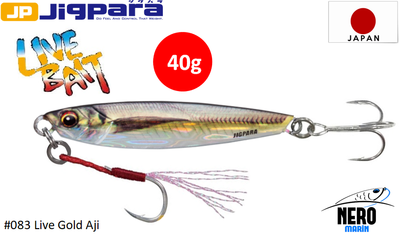 MC Jigpara Short JPS-40gr #83 Live Gold Aji
