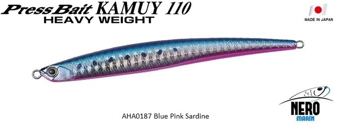 Press Bait Kamuy 110HW  AHA0187 / Blue Pink Sardine