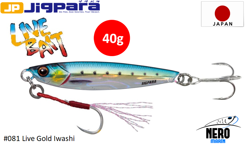 MC Jigpara Short JPS-40gr #81 Live Gold Iwashi