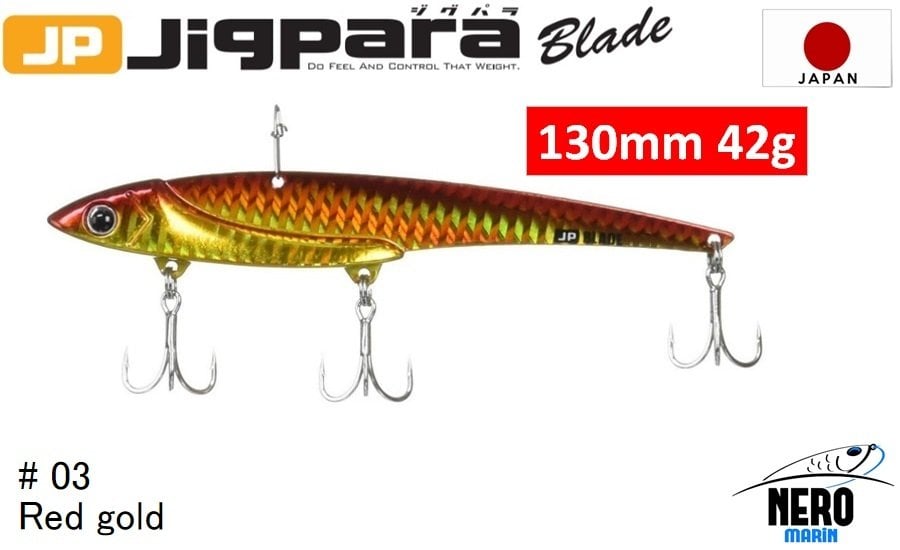 MC Jigpara Blade JPB  130mm-42gr #03 Red Gold