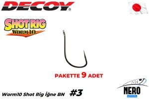 Decoy Worm10 Shot Rig İğne BN #3 (9 Adet)