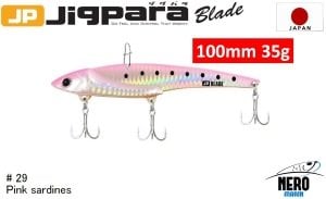 MC Jigpara Blade JPB  100mm-35gr #29 Pink Sardine
