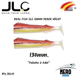 JLC Real Fish Yedek Vücut 130mm 2'li Paket #4 Julia