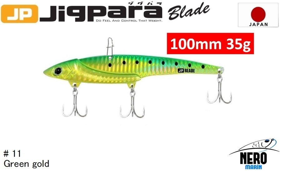 MC Jigpara Blade JPB  100mm-35gr #11 Green Gold