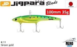 MC Jigpara Blade JPB  100mm-35gr #11 Green Gold