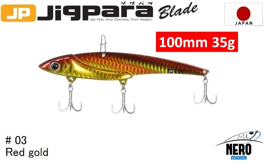 MC Jigpara Blade JPB  100mm-35gr #03 Red Gold