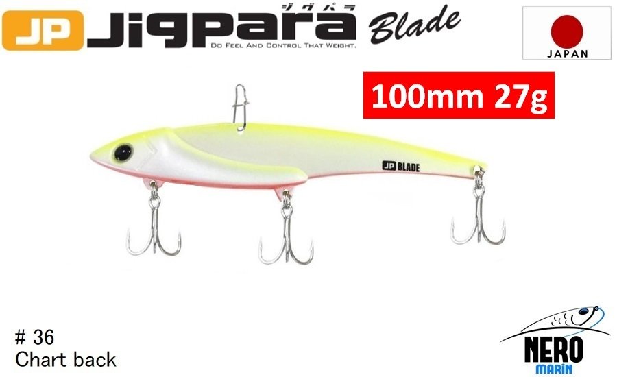 MC Jigpara Blade JPB  100mm-27gr #36 Chart Back