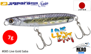 MC Jigpara Micro Swim JPMSW-7 #85 Live Gold Saba